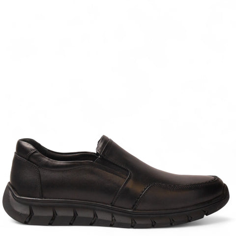 Men Black Leather Shoes #4912