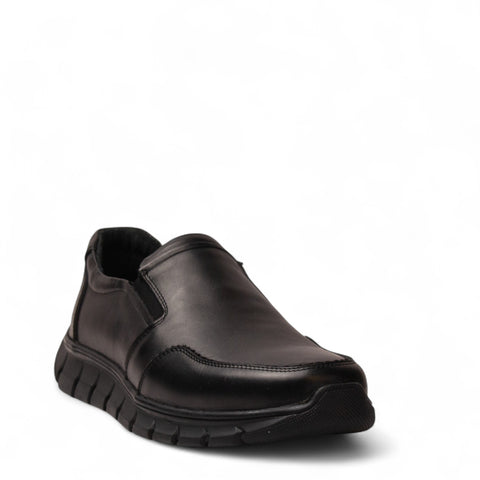 Men Black Leather Shoes #4912