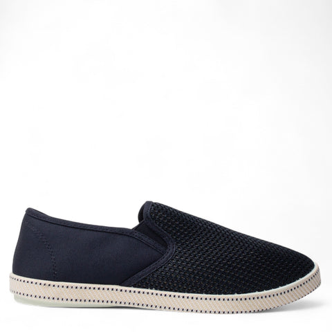 Europeon Union Men Dark Blue Cloth Espadrilles #4930