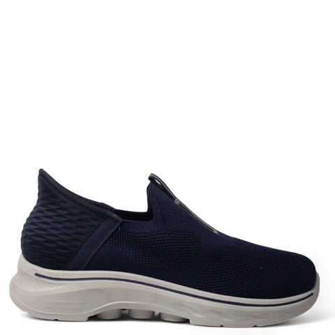 Europeon Union Men Dark Blue Cloth Shoes #4935
