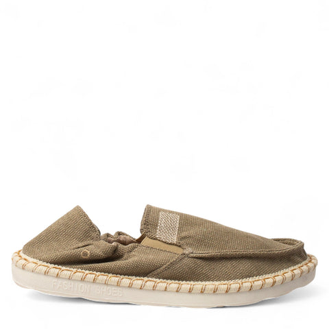 Europeon Union Men Kaki Jeans Espadrilles #4940