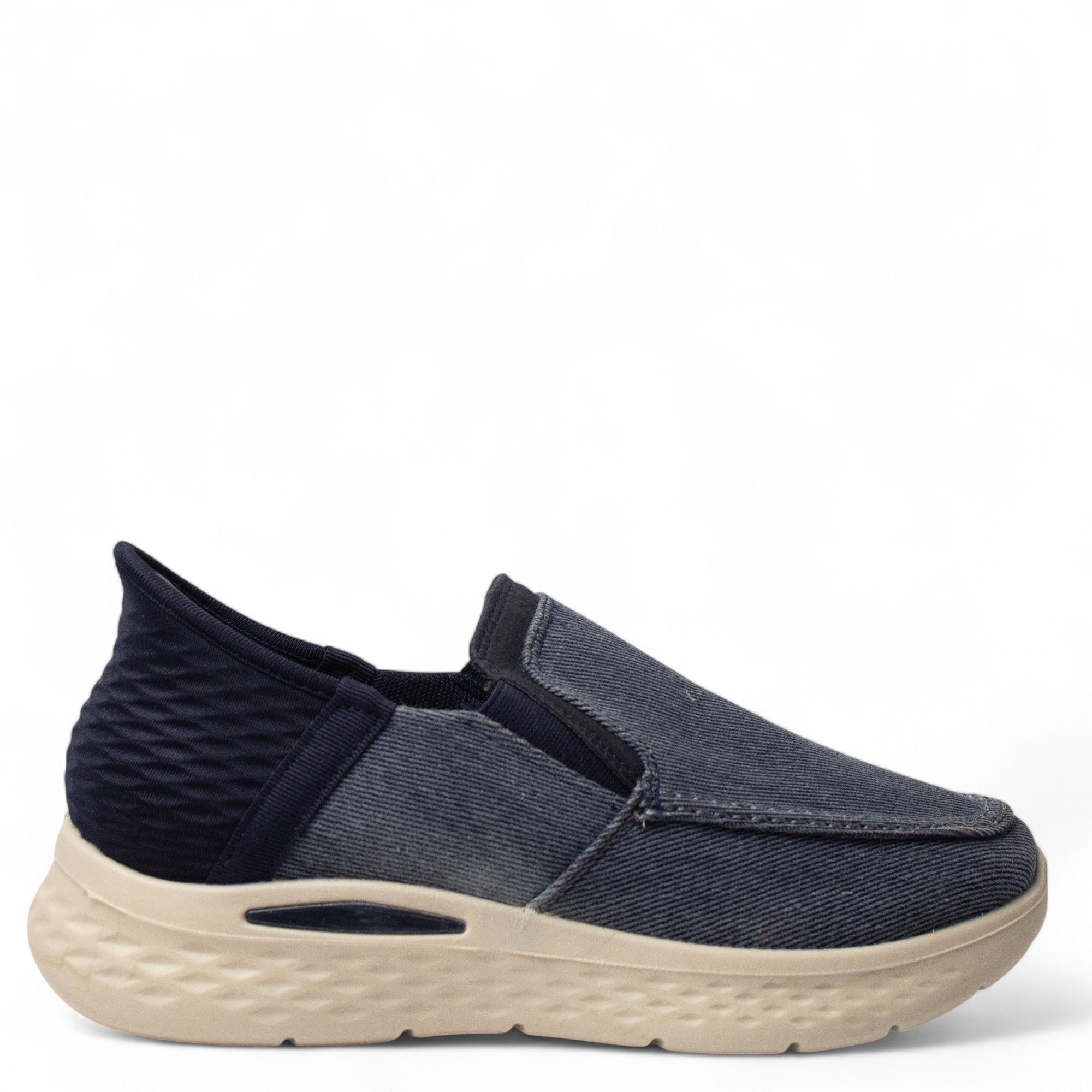 Europeon Union Men Dark Blue Jeans Shoes #4943
