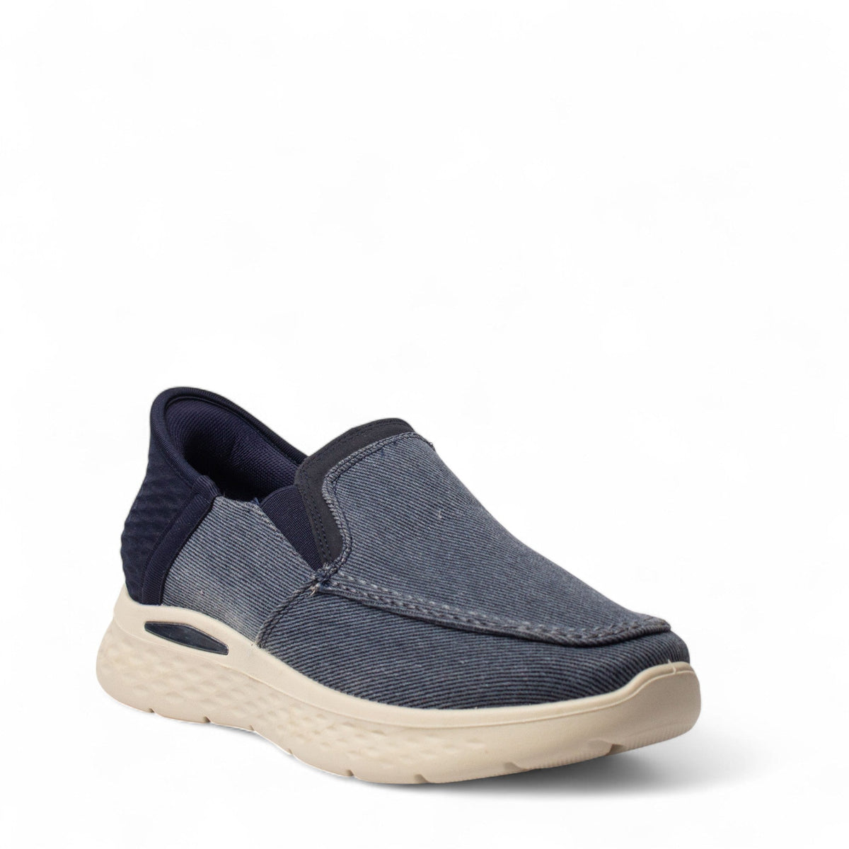Europeon Union Men Dark Blue Jeans Shoes #4943