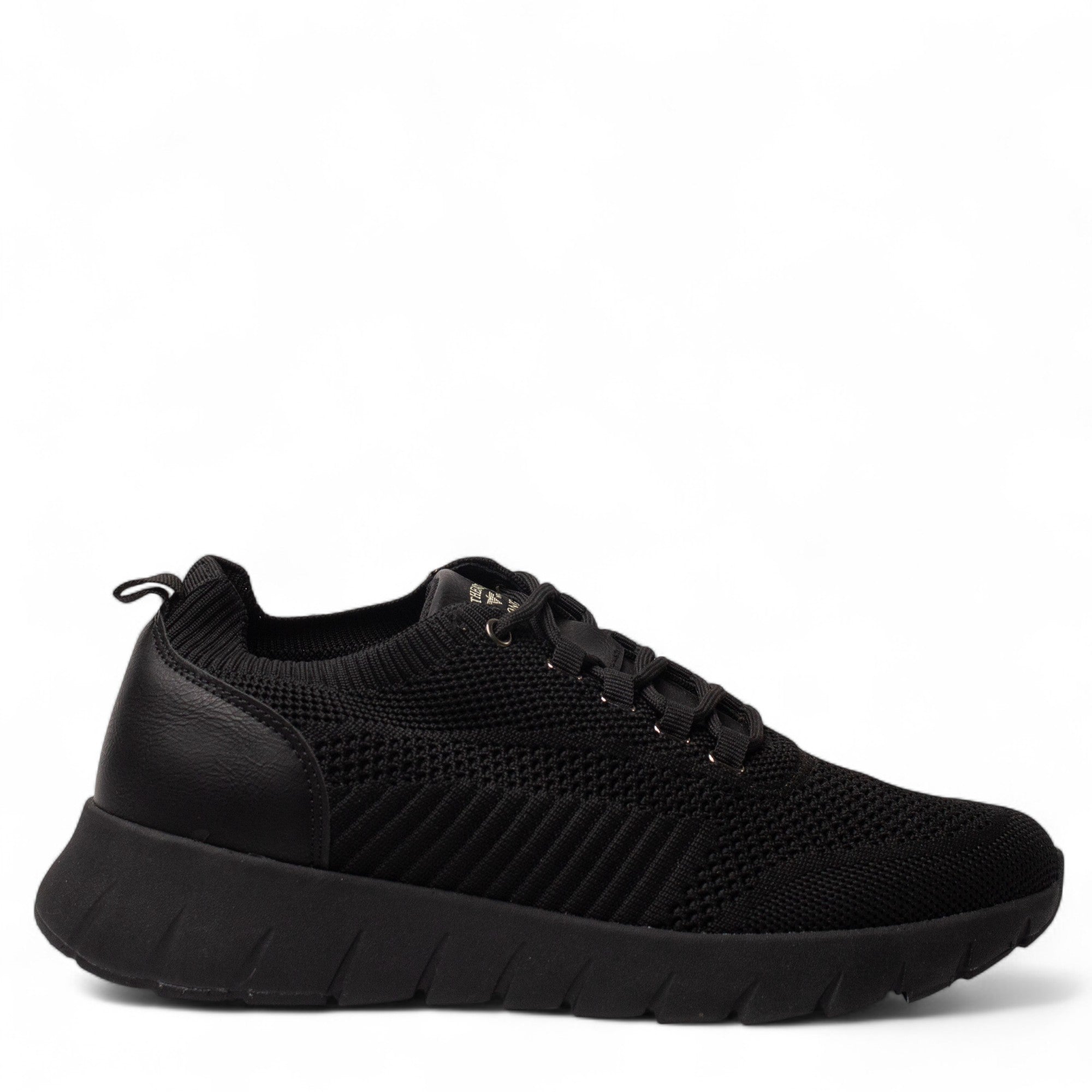 Europeon Union Men Black Cloth Shoes #4947