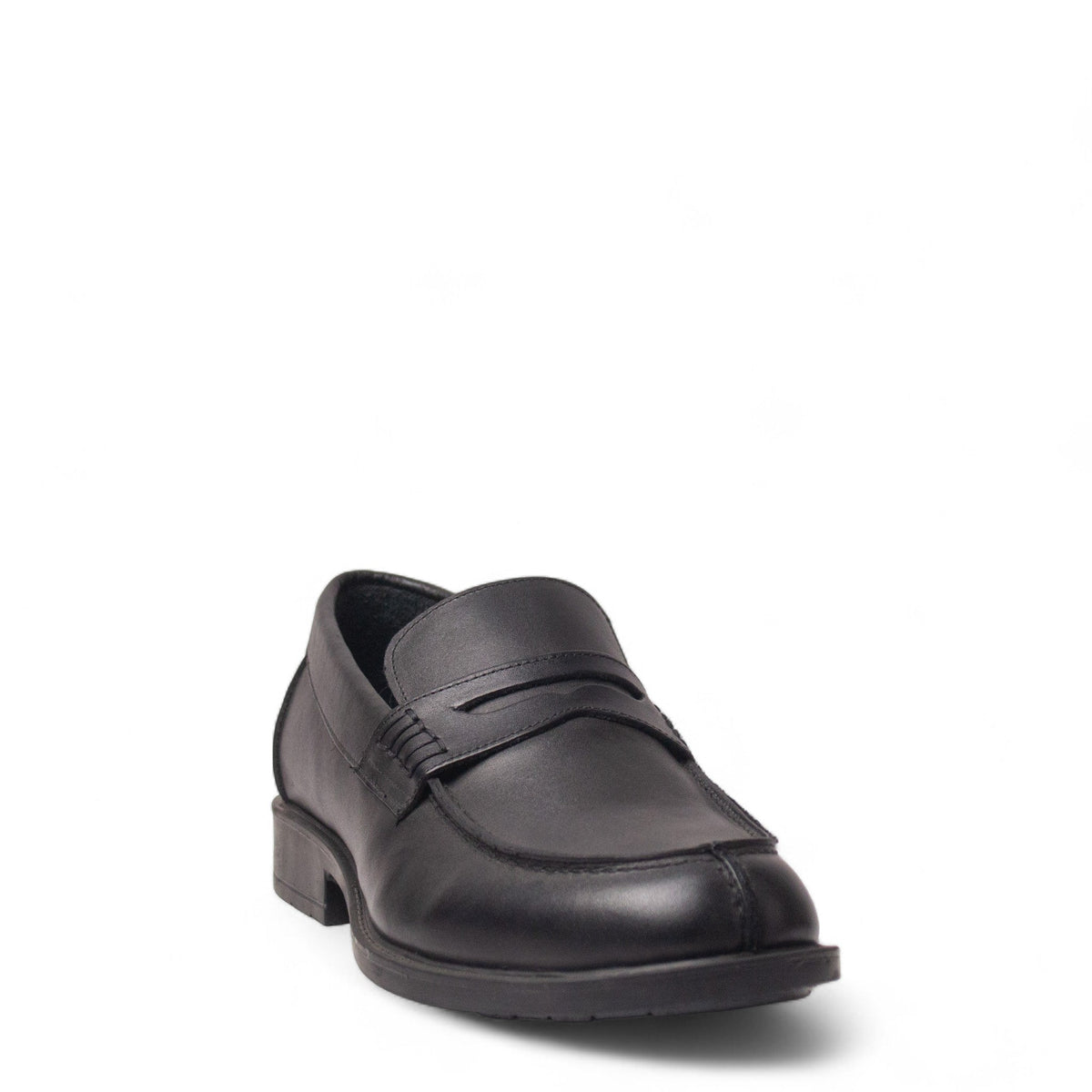 Men Black Leather Shoes #5004