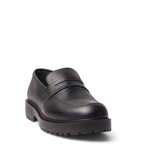 Men Black Leather Shoes #5007