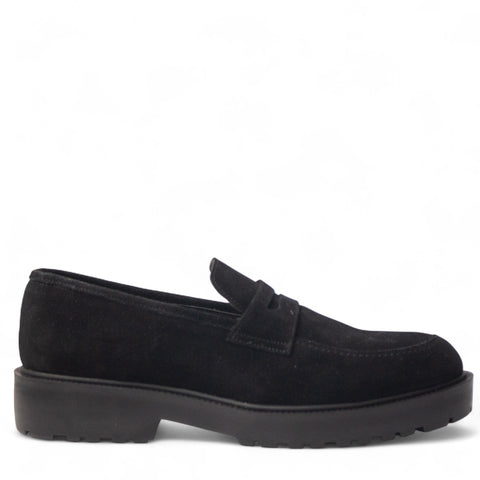 Men Black Chamois Shoes #5008