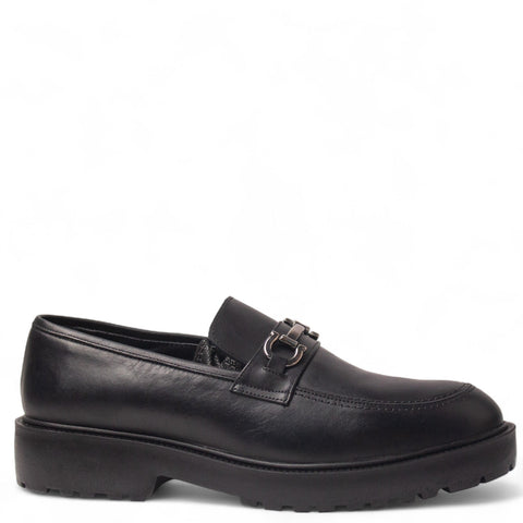 Men Black Leather Shoes #5010