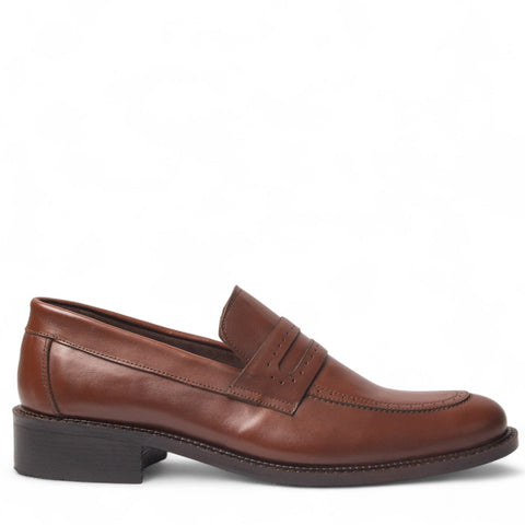 Men Brown Leather Shoes #5014