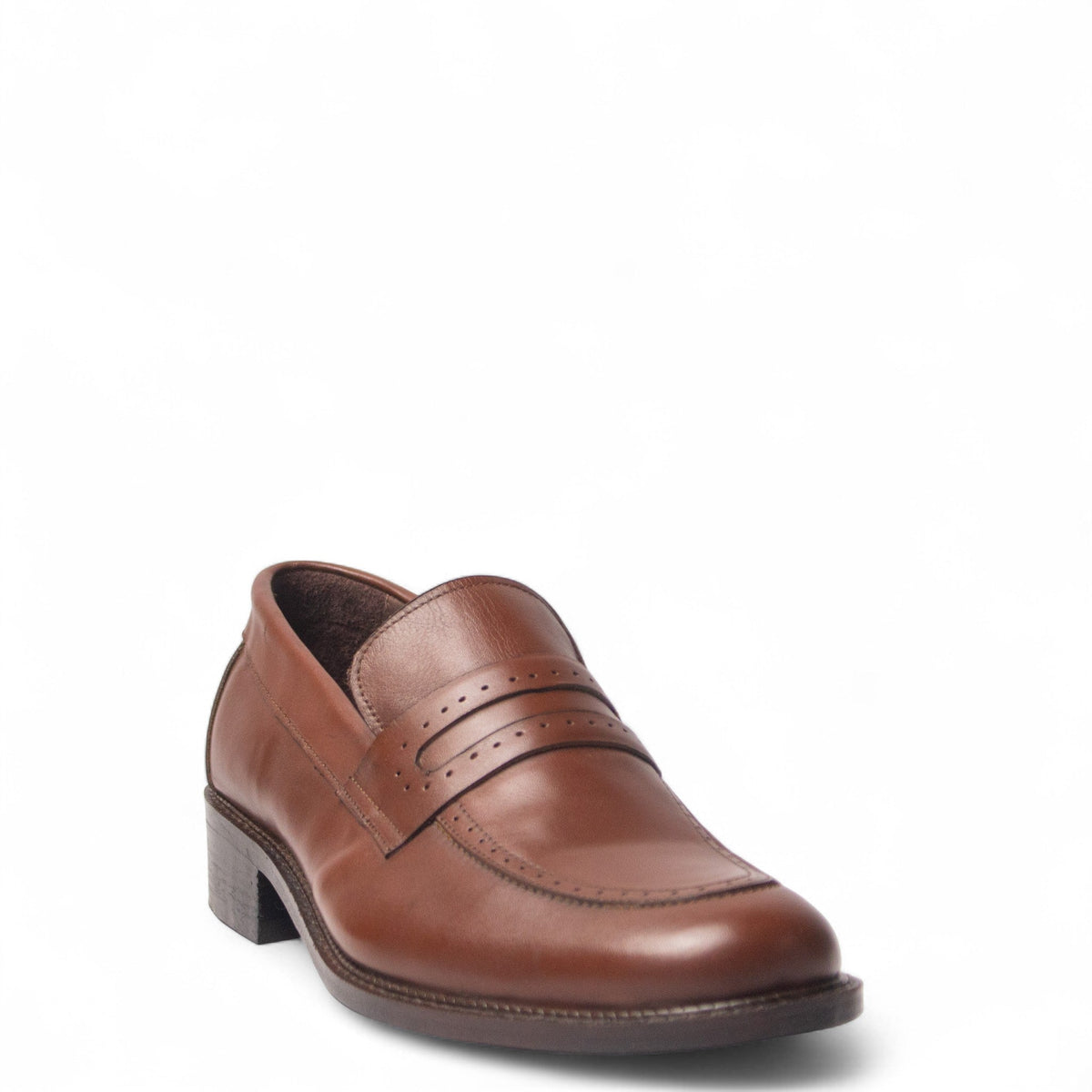 Men Brown Leather Shoes #5014