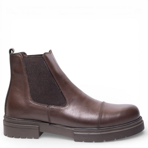 Men Brown Leather Hal fBoot #5017