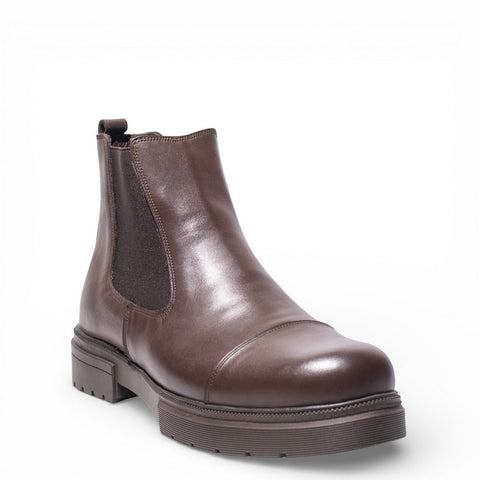 Men Brown Leather Hal fBoot #5017