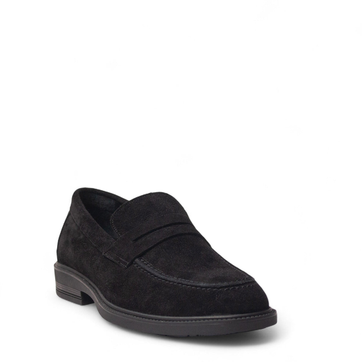 Men Black Chamois Shoes #5025
