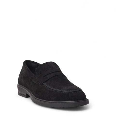 Men Black Chamois Shoes #5025
