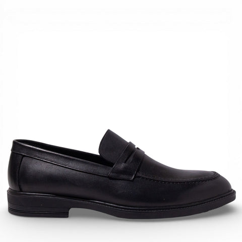 Men Black Leather Shoes #5029
