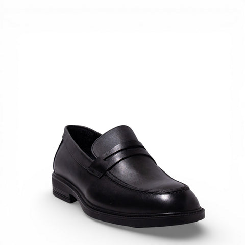 Men Black Leather Shoes #5029