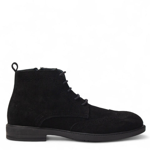 Men Black Chamois HalfBoot #5033