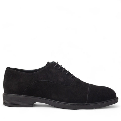 Men Black Chamois Shoes #5037