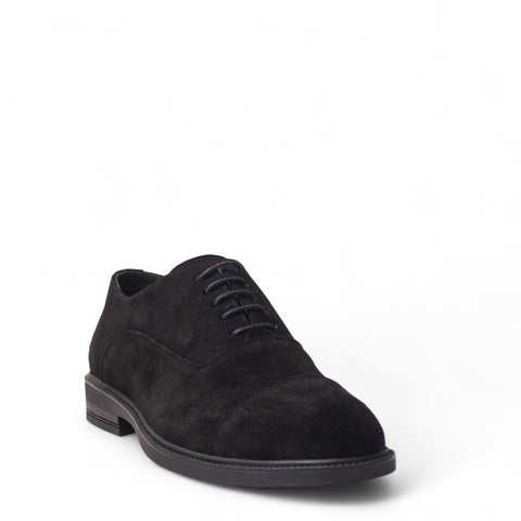 Men Black Chamois Shoes #5037