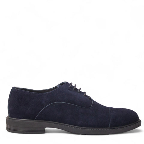 Men Navy Chamois Shoes #5040