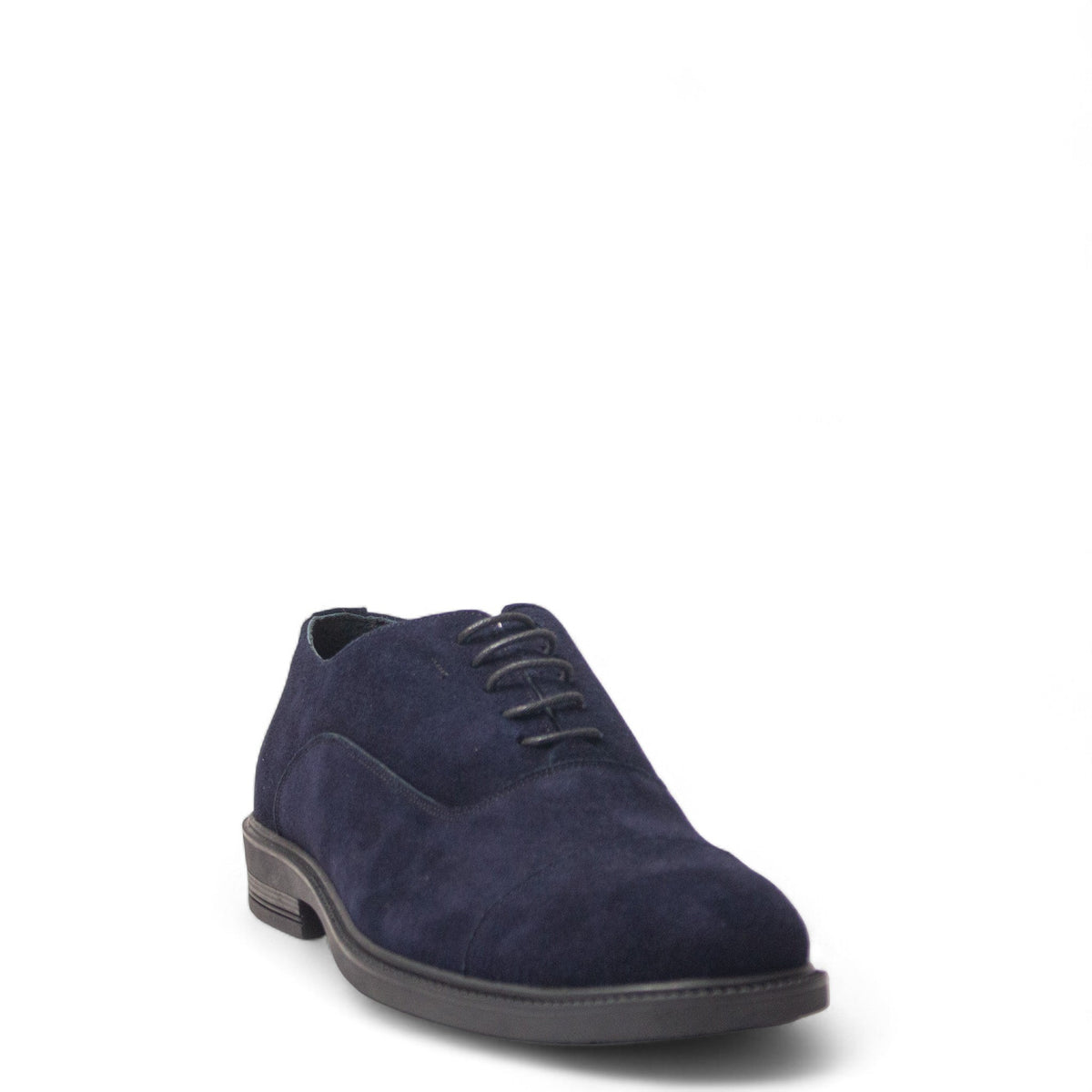 Men Navy Chamois Shoes #5040