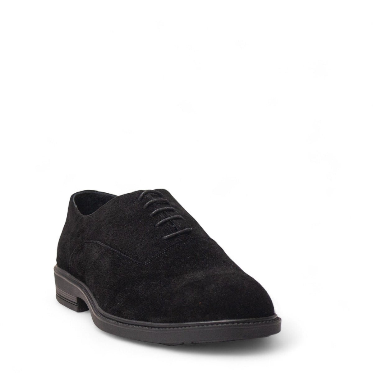 Men Black Chamois Shoes #5041