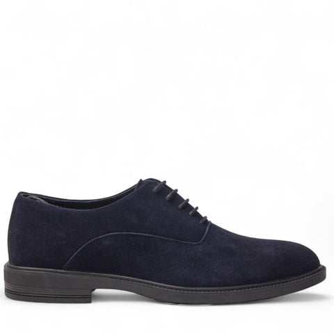 Men Navy Chamois Shoes #5043