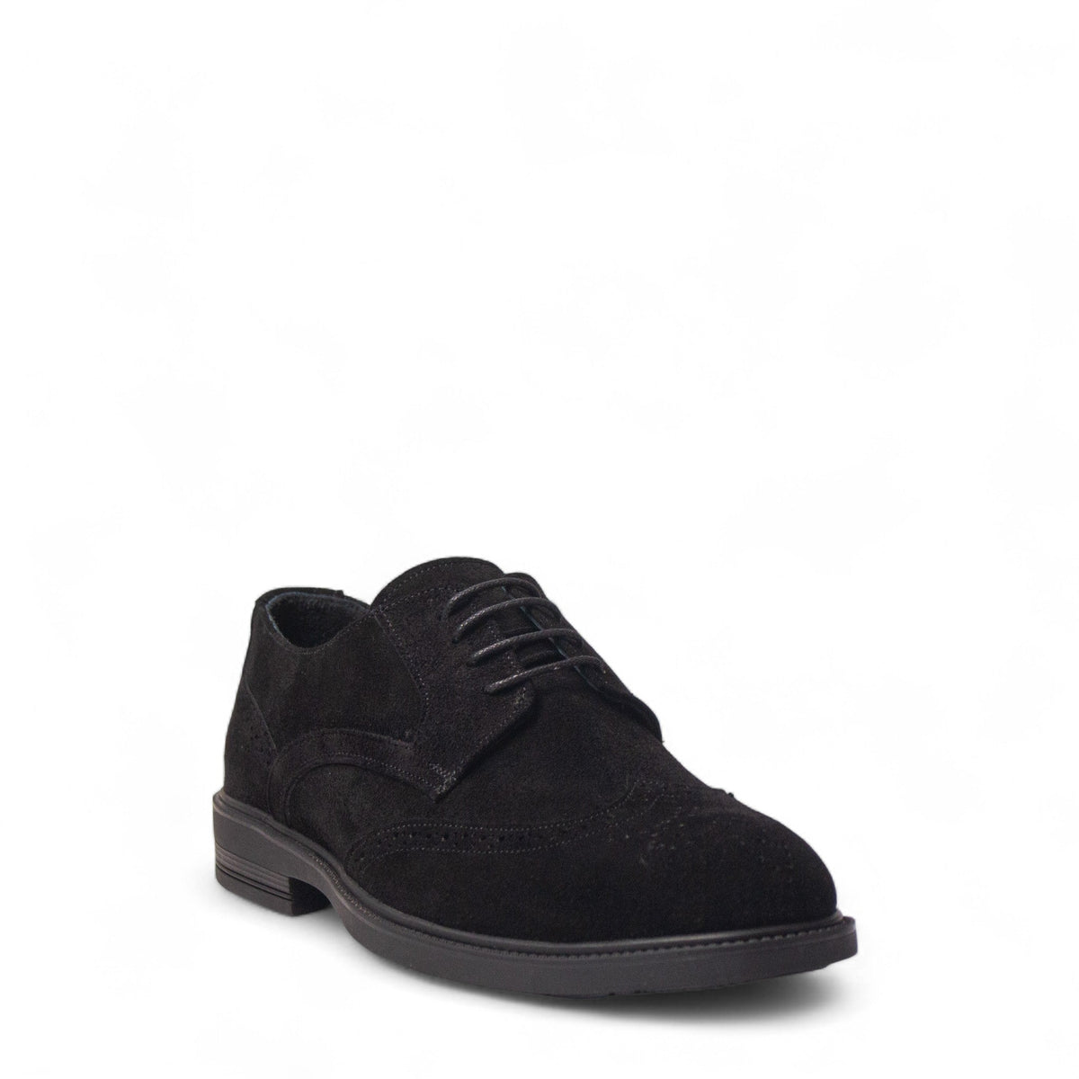 Men Black Chamois Shoes #5044