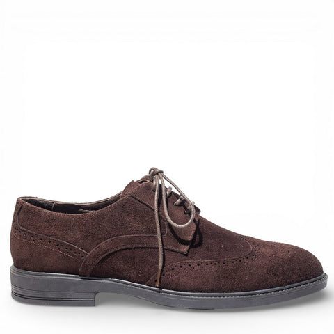 Men Brown Chamois Shoes #5045