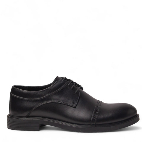 Men Black Leather Shoes #5050