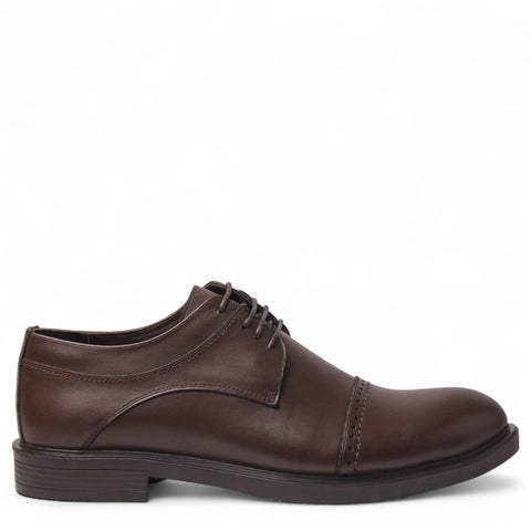 Men Brown Leather Shoes #5051