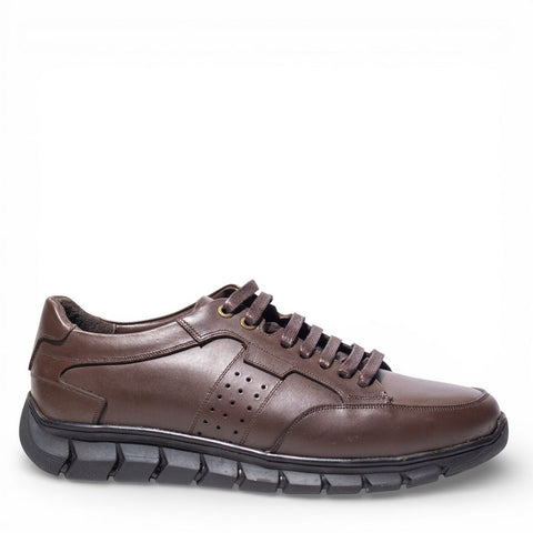 Men Brown Leather Shoes #5054