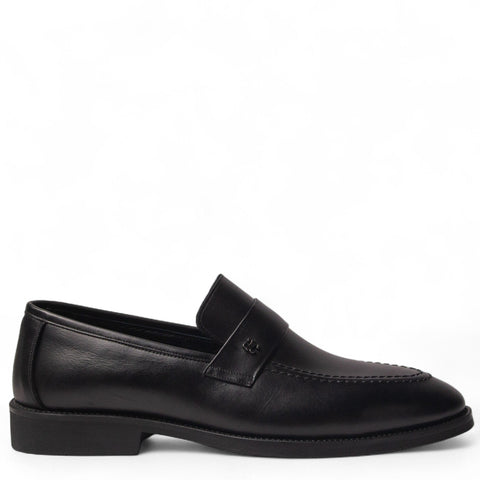 Men Black Leather Shoes #5056
