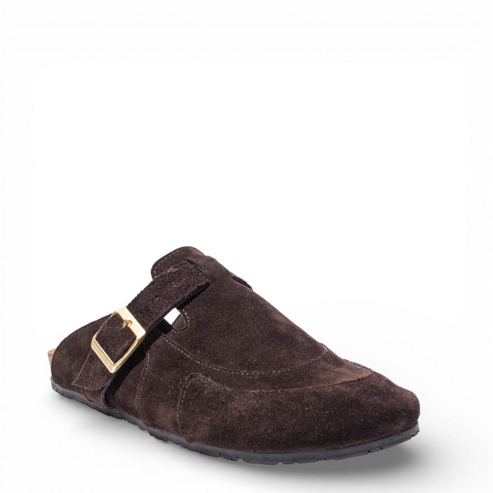 Men Brown Chamois Wedges #5072