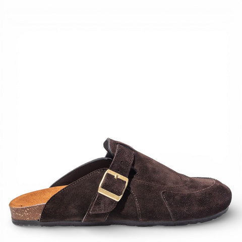 Men Brown Chamois Wedges #5072