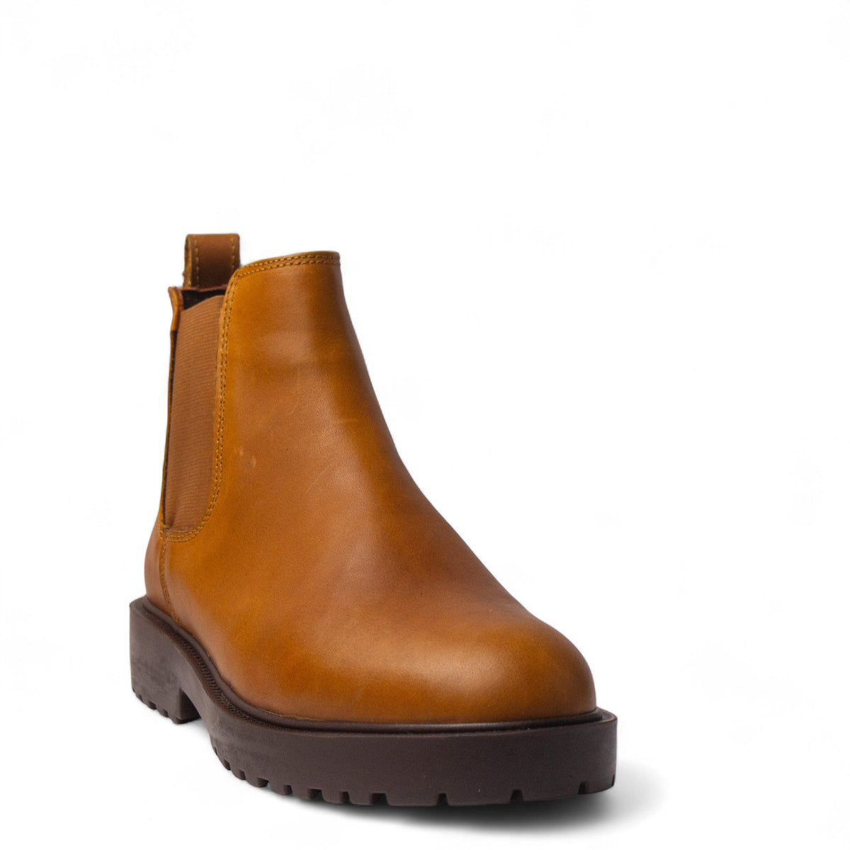 Men Beige Leather HalfBoot #5089