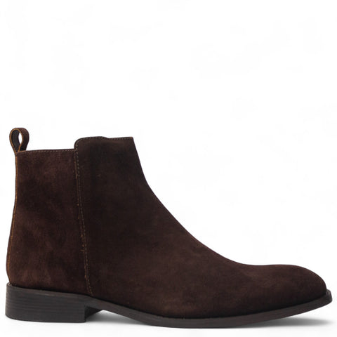 Men Black Chamois HalfBoot #5094