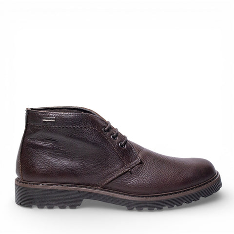 Italian Men Brown Leather HalfBoot #5102