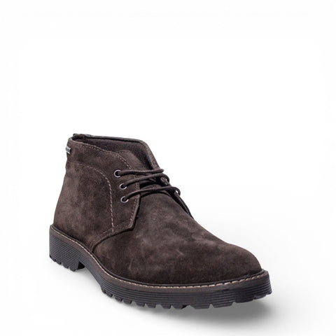 Italian Men Brown Chamois HalfBoot #5104