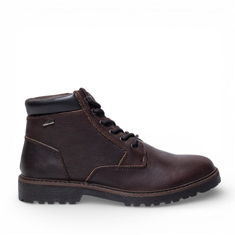 Italian Men Brown Leather HalfBoot #5105