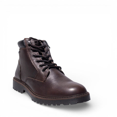 Italian Men Brown Leather HalfBoot #5105