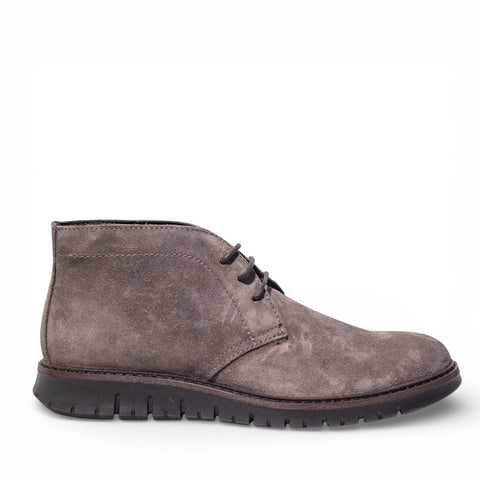 Italian Men Grey Chamois HalfBoot #5109