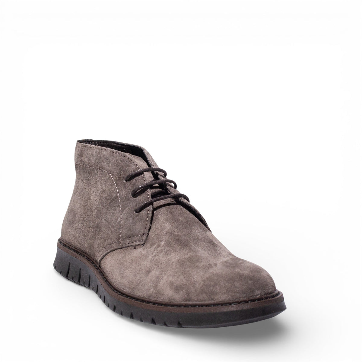 Italian Men Grey Chamois HalfBoot #5109