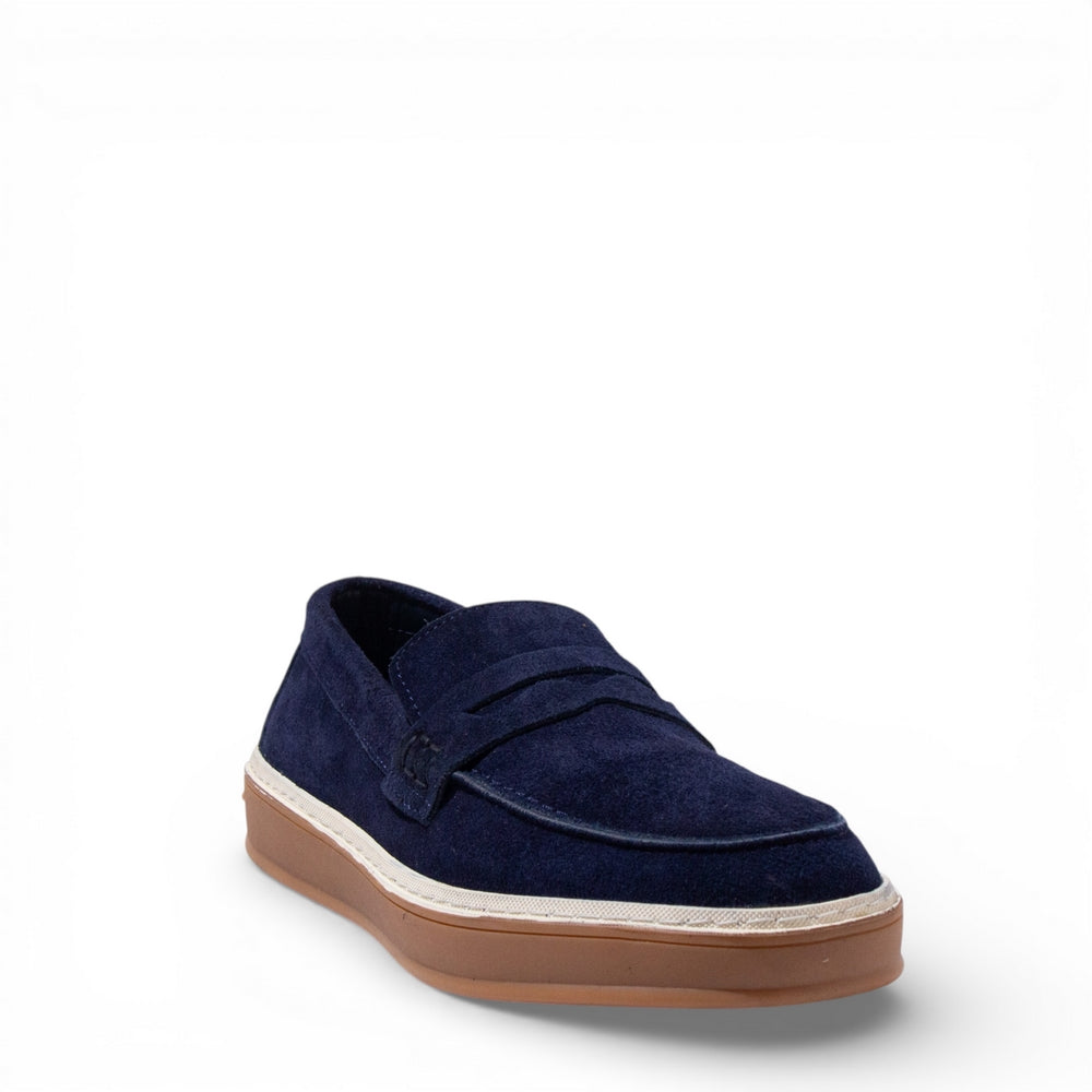 Men Navy Chamois Espadrilles #5132