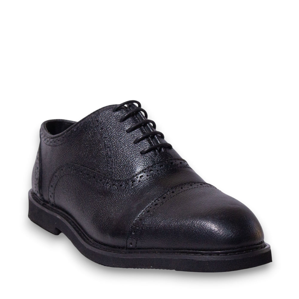 Men Black Leather Shoes #5147