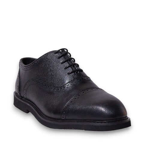 Men Black Leather Shoes #5147