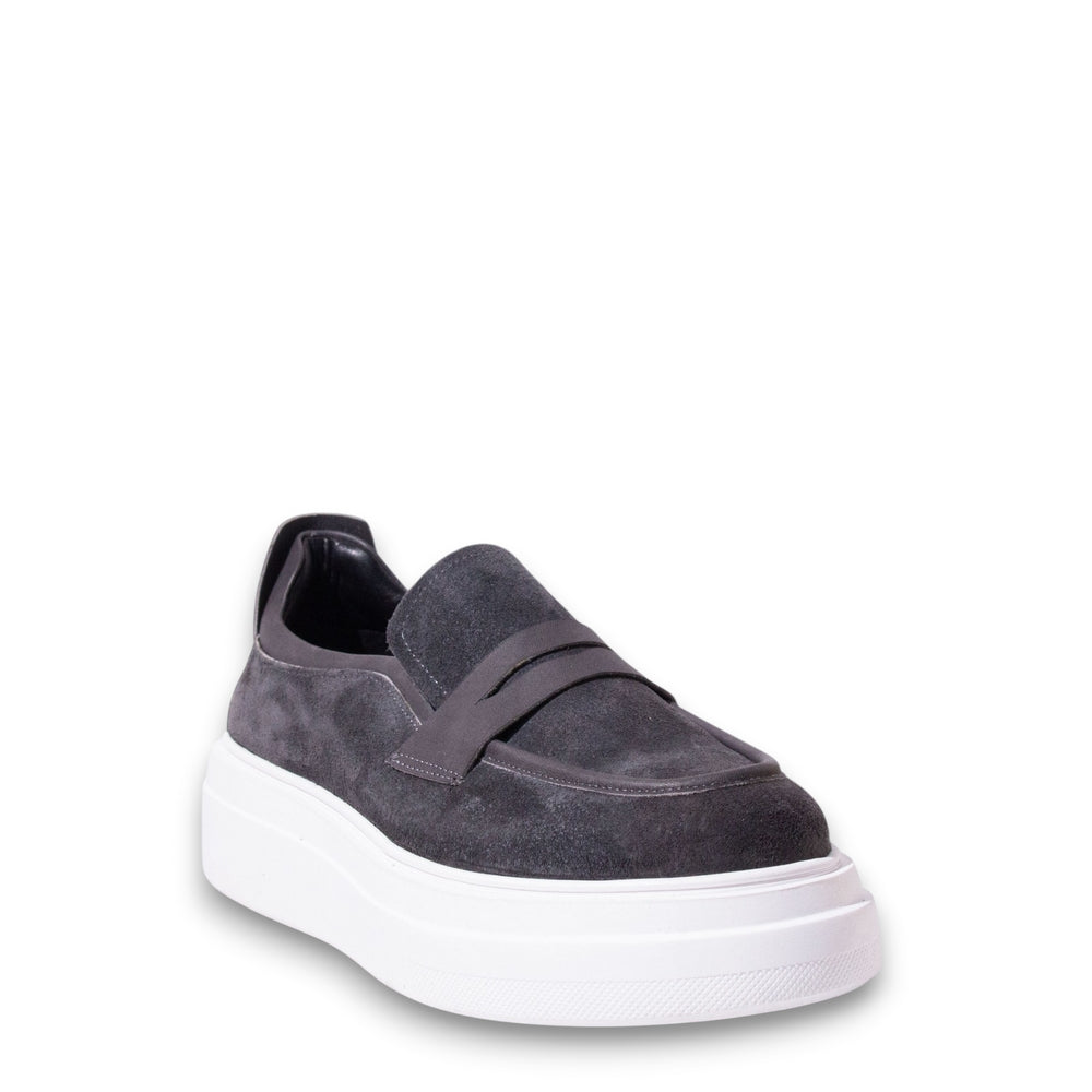 Men Grey Chamois Espadrilles #5157