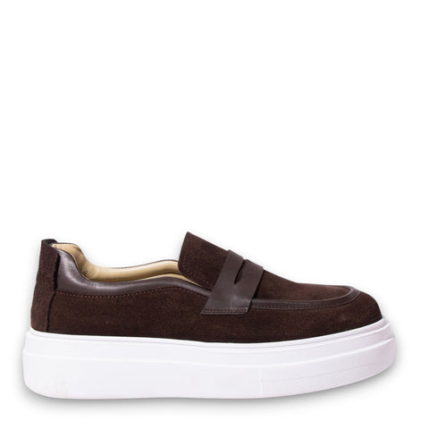 Men Brown Chamois Espadrilles #5159