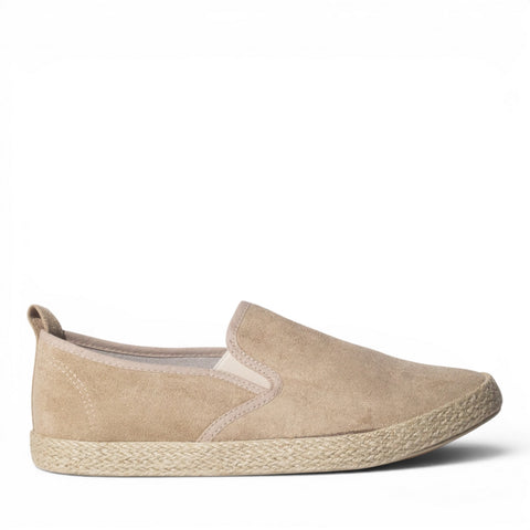 Europeon Union Men Beige Chamois Espadrilles #5198
