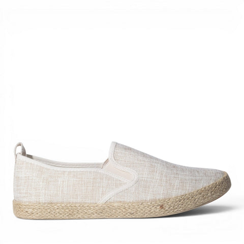 Europeon Union Men Beige Cloth Espadrilles #5201
